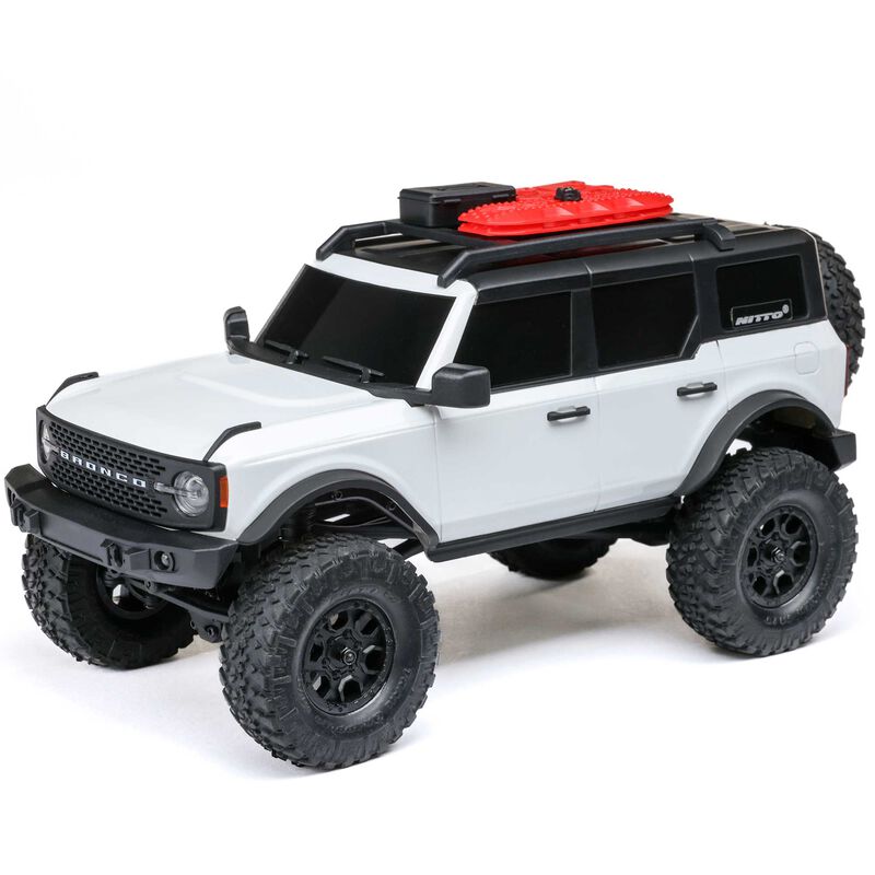 Axial 1/10 SCX24 Ford Bronco 4X4 RTR Brushed Rock Crawler Wht